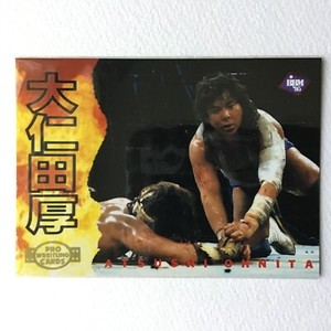 BBM Wrestling Card 1995 Atsushi Onita and Hayabusa deathmatch FMW No.198