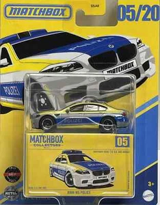 BMW M5 Police Blue Matchbox Collectors 2024 5/20 1:64 JCL36 Brand New - Picture 1 of 1