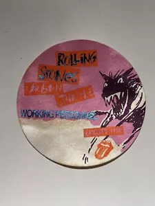 ROLLING STONES -- satin backstage pass -- URBAN JUNGLE TOUR -- WORKING PERSONNEL - Picture 1 of 1