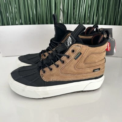 Vans SK8-HI MTE-2 NBY Hombres Botas Negro Blanco Marrón Hombres Talla 6.5/Mujeres Talla 8 Foto 1 de 4