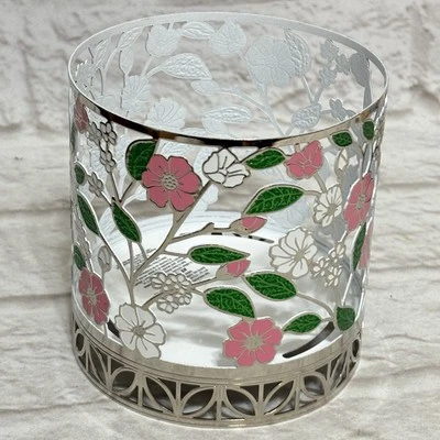 Bath & Body Works FLORAL TOSS 3-WICK CANDLE HOLDER Spring Flowers NEW - Image 1 of 4