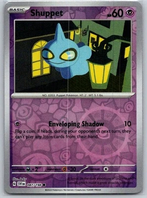 Shuppet 087/198 Reverse Holo SV01: Scarlet & Violet Base Set NM - Image 1 of 2