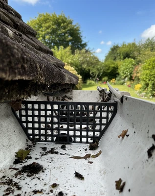 Gutter Guard Leaf & Moss Protector - Square PVC  Black - FREE Postage - Image 1 of 2