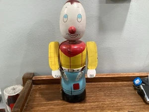 Vintage Bank. Wooden Cowboy Bobblehead - Picture 1 of 5