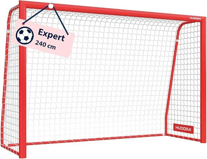 Outdoor-Fußballtor Hudora großes Fußballtor für Kinder und Erwachsene 240cm