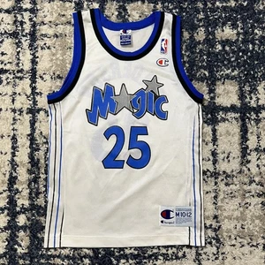 Vintage Orlando Magic Rare Nick Anderson Champion Home Jersey Size Youth M 10-12 - Bild 1 von 13