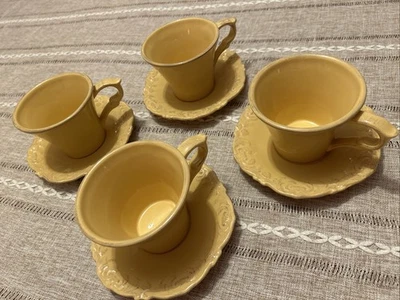 14pc Tuscan Style Dinner Ware 2 Dinner Plates,4Bowls 4Cups And Saucers - Image 1 of 4