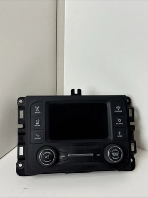 2017 DODGE RAM 2500 AUDIO EQUIPMENT RADIO DISPLAY AND RECEIVER 68271367AC OEM - Image 1 of 4