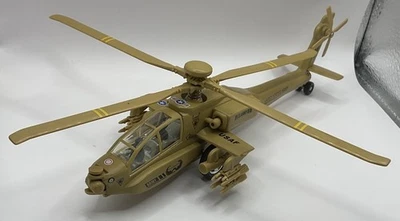 8" Boeing AH-64 Apache Helicóptero Diecast Militar Chopper Modelo de Aire Juguete de Tirar Foto 1 de 4