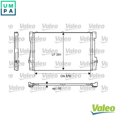 CONDENSER AIR CONDITIONING 817675 FOR VOLVO 850/Rural S80 S70 XC70/CROSS/SUV - Image 1 of 4