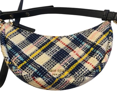 Kate Spade Smile Plaid Tweed Small Crossbody - Image 1 of 4
