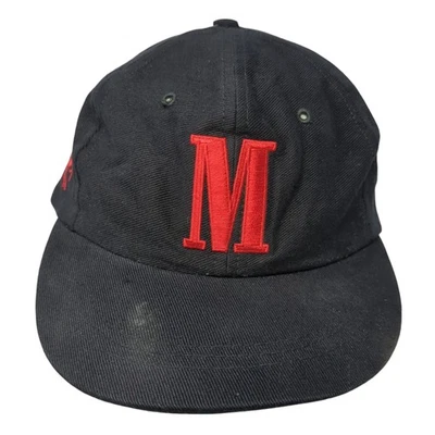 Gorra de béisbol Marlboro Slideback negra talla única ajustable bordada vintage Foto 1 de 4