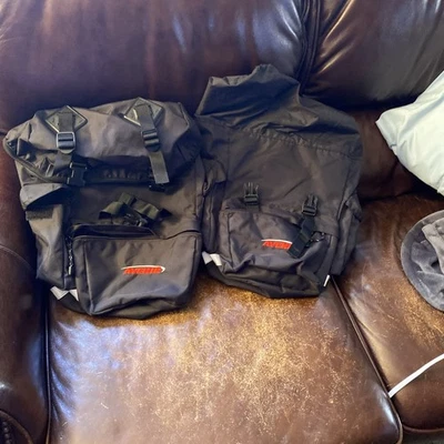 Пара Велосипедных Сумок-корзин Avenir Задние Седельные Сумки 4 Кармана Велоспорт Приключения - Изображение 1 из 4