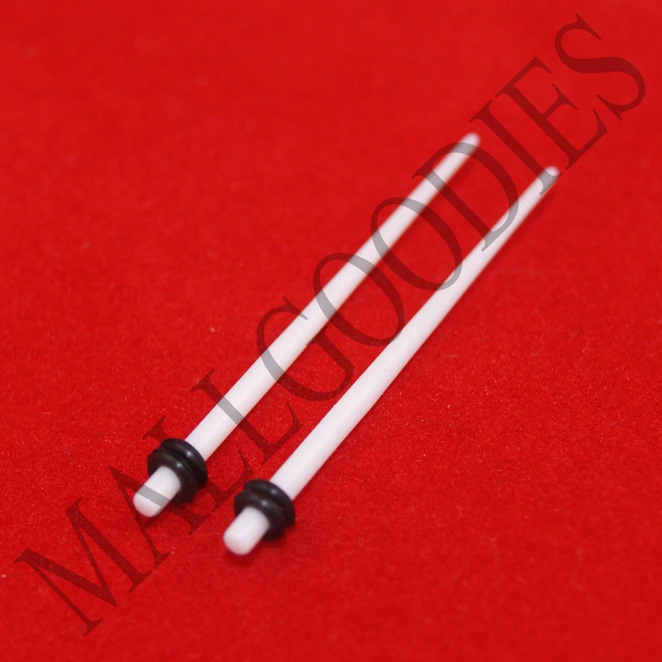 V061 extensores cônicos de orelha branca 14 12 10 8 6 4 2 0 00 G medidores n kit - Imagem 1 de 1