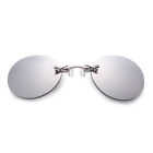 Clip-on Nose Glasses Retro Round Rimless Matrix Morpheus Sunglasses Frameless