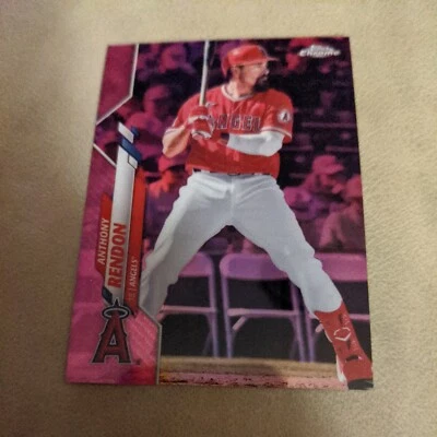 2020 Topps Chrome Update Anthony Rendon Pink Refractor #U-1 - Image 1 of 2