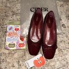 Cherry red bow ballet flat women’s size 10/40 new with tags