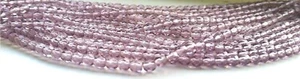 100 Pcs 4mm Czech Fire Polished Round Faceted Glass Beads  -  LIGHT AMETHYST - Picture 1 of 2
