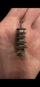 Japanese Pagoda Sterling Charm - Bild 1 von 8