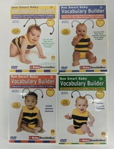 Bee Smart Baby Vocabulary Builder Vol 1 2 4 5 DVD Lot~Baby Bumblebee - Picture 1 of 3