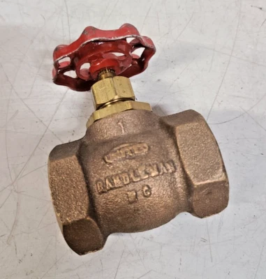United Brass Works 1" Globe Valve 200 WOG - Image 1 of 4