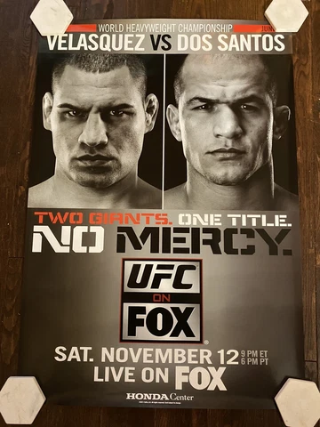 Official UFC On FOX 1 Velasquez v Dos Santos Full Sized Poster 27x39 Cover
