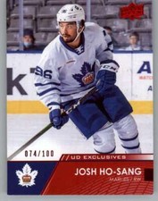 2021-22 Upper Deck AHL Exclusives #38 Josh Ho-Sang RC Rookie /100