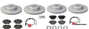 ★ Zimmermann BMW X3 Z4 G01 Front & Rear Brake Kit Rotors Pads 34116860907 BOSCH - Foto 1 di 5