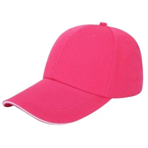 New  Baseball Cap Trucker Hat Twill Back No-Mesh Snapback Cap Adjustable - Picture 1 of 8
