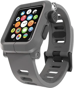 LUNATIK EPIK 004 Case Silicone Band For Apple Watch Series 1 42mm Gray Epik-004 - Picture 1 of 4