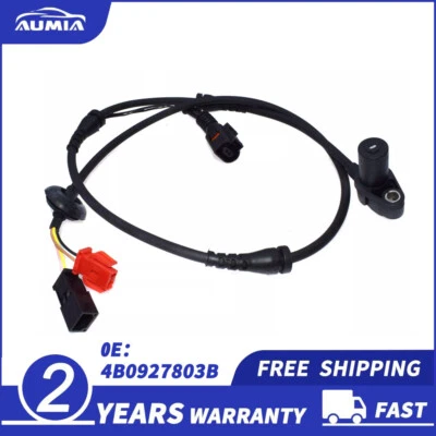 Front LH / RH Wheel ABS Speed Sensor For 00-03 AUDI A6 Quattro S4 S6 4B0927803B Foto 1 de 4