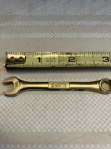 "Llave de extremo abierto a presión vintage de 1/4"" de longitud de 3""" - Imagen 1 de 3