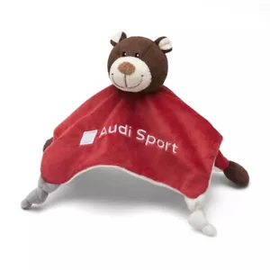Original Audi Sport Schmusetuch Motorsportbär Kuscheltuch - Bild 1 von 1