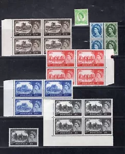 GB UK EII DEFINITIVOS ENCANTADOR LOTE MIXTO WM INCLUYENDO VARIOS MEJORES PERFECTOS SIN MONTAR O NUNCA MONTADO - Imagen 1 de 10