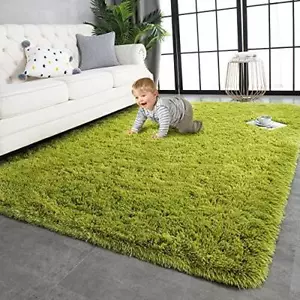 TWINNIS Super Soft Shaggy Rugs Fluffy Carpets, 5x8 Feet, Indoor Modern Plush - Picture 1 of 6