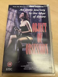 Extremely Rare VHS Pre release version Object of Obsession full movie thriller - Foto 1 di 7