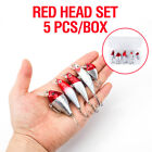 Luya Bait 5-piece Red Headed Box Long Range Fake Bait Mino Sound Bead Hard Bait