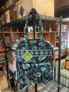 Vera bradley Java Blue tall zip tote with tags - Picture 1 of 7