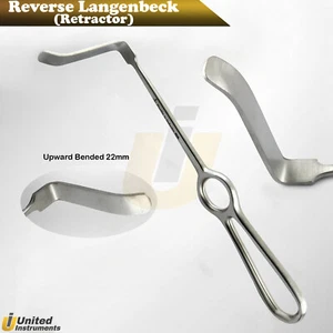 Retractor quirúrgico maxilofacial oral reverso Langenbeck - Imagen 1 de 2