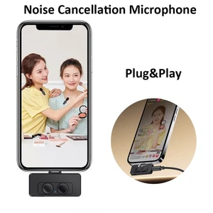 Wireless Microphone Noise Cancelling Mic for USB-C iPhone/Samsung/Android/Camera - Bild 1 von 23