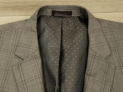 Abrigo deportivo Michael Strahan para hombre 56L ventana dos botones doble ventilación Blazer Foto 1 de 4