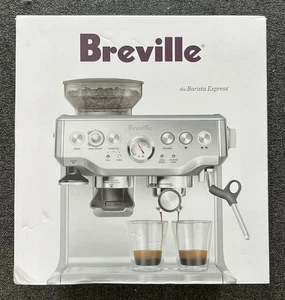 BREVILLE BARISTA EXPRESS ESPRESSO MACHINE BES870XL - BRUSHED STAINLE (MVP033705) - Picture 1 of 3