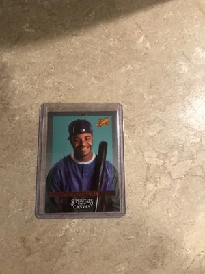 1993 Leaf Studio Superstars On Canvas - Ken Griffey Jr.  NO 1 OF 10! - Image 1 of 2