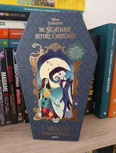 THE NIGHTMARE BEFORE  CHRISTMAS Cofanetto TAROCCHI 78 carte/libretto/panno  - Foto 1 di 2