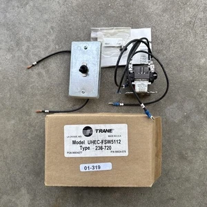 Trane UHEC FSW5112 Type 236-720 Summer Fan Switch Honeywell R8222A 1002 Transfor - Picture 1 of 9
