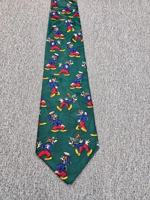 Corbata de hombre Walt Disney World Goofy personaje de dibujos animados novedad Foto 1 de 4