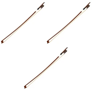3pcs Wood 1/4 Violin Bow Well Violin Bow for Beginner Student - Picture 1 of 12
