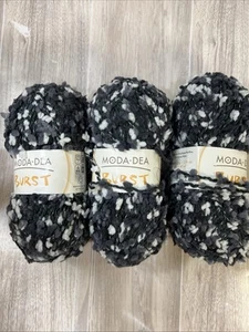 Lote de 3 hilos Moda Dea Burst #4444 Stormy 50 g 65 yardas - Imagen 1 de 6