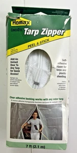 Homax Corporation Cinchtite Plane Reißverschluss Tür 7 Fuß hoch 2,1 Meter #5363 NEU - Bild 1 von 9