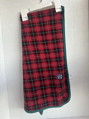 Kickee Pantalones Bebé Manta Navidad Cuadros Viscosa Bambú Ligero 30”x38” Foto 1 de 4